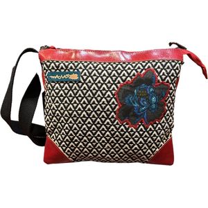 Macha Cross-body tas in katoen met kleurrijke prints etnische tassen voor vrouwen uk Indiase stijl boho