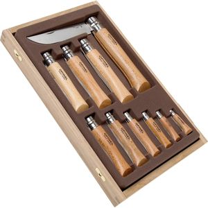 Opinel set zakmessen 10-delig, roestvast staal