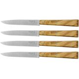 Opinel N°125 Bon Appétit Tafelmessenset - 4-delig - Olijfhout - RVS
