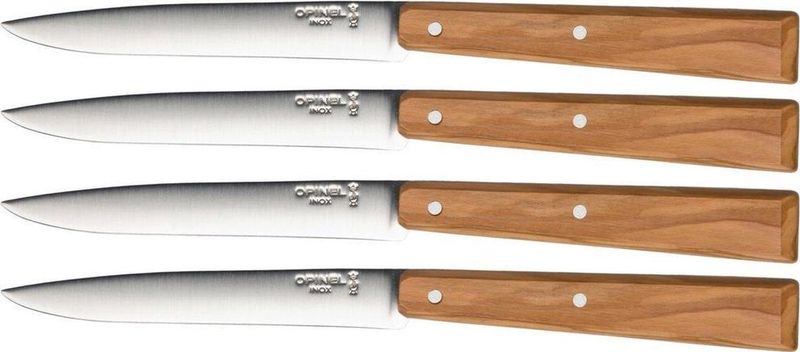 Opinel N°125 Bon Appétit Tafelmessenset - 4-delig - Olijfhout - RVS