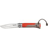 Opinel No. 08 Outdoor Zakmes - RVS - Rood
