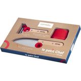 Opinel - Le Petit Chef - Keukenset - Rood - 3-delig