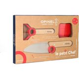 Opinel - Le Petit Chef - Keukenset - Rood - 3-delig