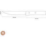 Opinel - Parallèle N°120 - Vleesmes - RVS/beukenhout - 16cm - Doos