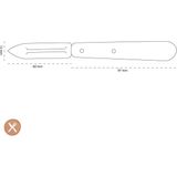 Opinel - Dunschiller N°115 - Hout - RVS - Naturel