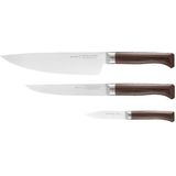 Opinel - Les Forgés - Messenset 3-dlg - Roestvrij Staal - Beukenhouten Handvat