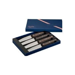 Opinel - Facette Tafelmessenset - 4-delig - Donker Essen - Roestvrij Staal