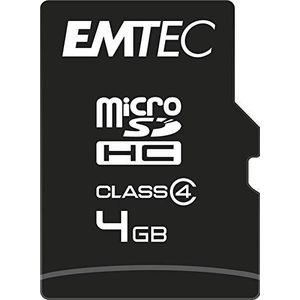 EMTEC ECMSDM4GHC4 Class 4 microSDHC 4 GB geheugenkaart