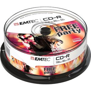 CD-R - 700MB - 52x - 25-Pack CakeBox