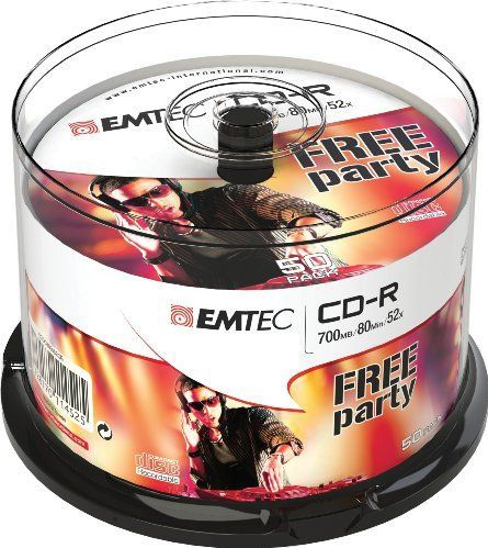 Emtec - Classic CD-R - 700 MB - 52x - Verpakking van 50 Stuks