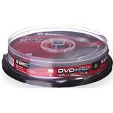 Emtec - 4x 4,7 GB DVD+RW - Herschrijfbare DVD - Taartdoos 10-Pack