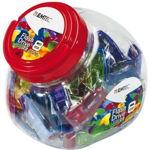 Emtec - C410 - USB-stick - Rood - 8 GB