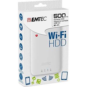 Emtec ECHDD500P600 Movie Cube Wi-Fi HDD 2,5 P600 500GB USB 3.0 wit