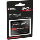Emtec ECSSD240GX150 interne SSD harde schijf, 2,5 inch, SATA - collectie X150 Power Plus, 3D NAND - 240 GB