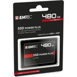 Emtec - X150 Power Plus - Interne SSD - 480 GB - 2,5 Inch - SATA - 3D NAND