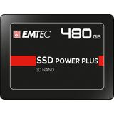Emtec - X150 Power Plus - Interne SSD - 480 GB - 2,5 Inch - SATA - 3D NAND
