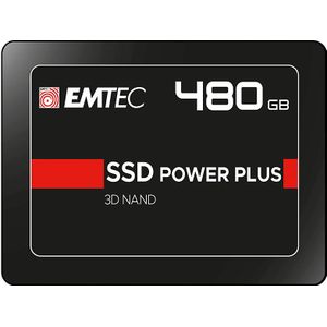 Emtec ECSSD480GX150 interne SSD-harde schijf, 2,5 inch, SATA, collectie X150 Power Plus, 3D NAND, 480 GB
