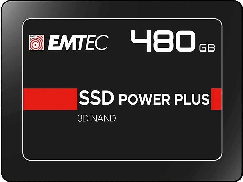 Emtec ECSSD480GX150 interne SSD-harde schijf, 2,5 inch, SATA, collectie X150 Power Plus, 3D NAND, 480 GB