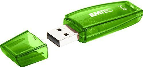Emtec - C410 Color Mix - USB-stick - 64 GB - Transparant - Groen