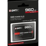 Emtec ECSSD960GX150 - interne SSD-schijf - 2,5 inch - SATA - collectie X150 Power Plus - 3D NAND - 960 GB
