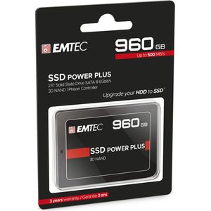 Emtec - X150 Power Plus - Interne SSD - 960 GB - 2,5 Inch - SATA