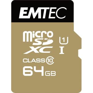 Emtec Micro SD Class 10 Gold+ 64GB