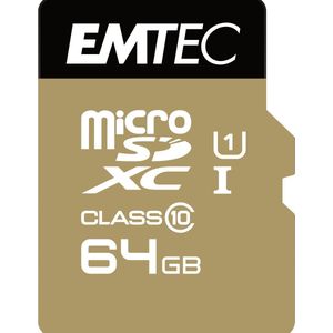 Emtec Micro SD Class 10 Gold+ 64GB