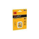 Kodak - SDHC 16GB - Geheugenkaart - Zwart - Klasse 10 U1