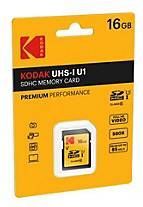 Kodak - SDHC 16GB - Geheugenkaart - Zwart - Klasse 10 U1
