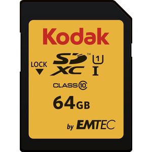 Kodak Emtec SDXC 64GB - Class10 U1