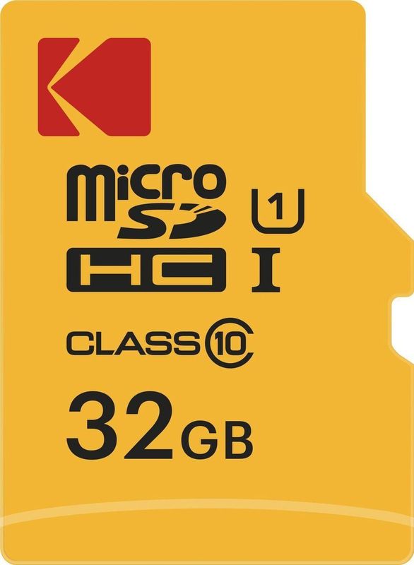 Emtec MicroSDHC 32GB - Klasse 10 - Geel - Inclusief Adapter