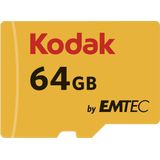 Emtec - microSDXC - 64GB - Zwart, Rood, Geel - Class 10 - Inclusief SD Adapter