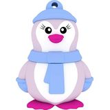 Emtec M336 Dame Pinguïn (16 GB, USB-A, USB 2.0), USB-stick, Veelkleurig