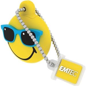 Emtec - Mr Hawaï - USB-stick - Geel - 16 GB - Rubbermateriaal