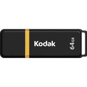 Kodak - USB-stick 64 GB Classic K103 serie - USB-stick universele compatibiliteit USB 3.0 - USB sleutel 54 x 12 x 6 mm - Leessnelheid 20 MB/s Max - schrijfsnelheid 10 MB/s Max - USB-stick - zwart en geel