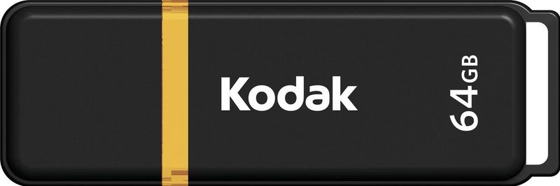 Emtec - K100 - USB Flash Drive - Zwart, Geel - 64 GB, USB Type-A, USB 3.0