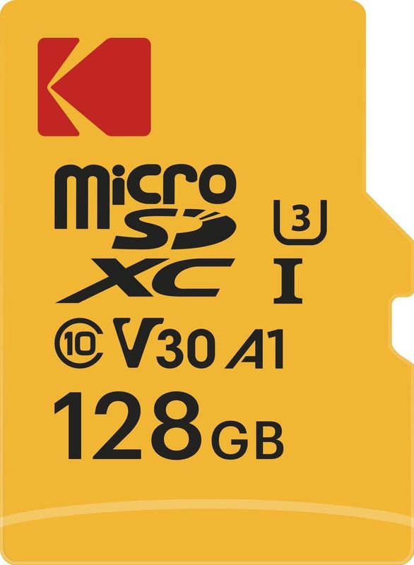 Kodak MicroSD 128GB - UHS-I - U3 - V30 - A1