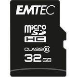 MicroSDHC 32GB EMTEC +Adapter CL10 CLASSIC Blister