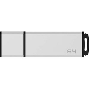 Emtec ECMMD64GC902 USB-stick 2.0, volledig metalen serie, C900-collectie, 64 GB, aluminium, met dop