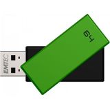 Emtec ECMMD64GC352 Brick 2.0 USB-stick, 64 GB, C350 Brick 2.0, groen