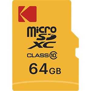 Kodak 64 GB Class 10 Microsd-geheugenkaart met SD-adapter