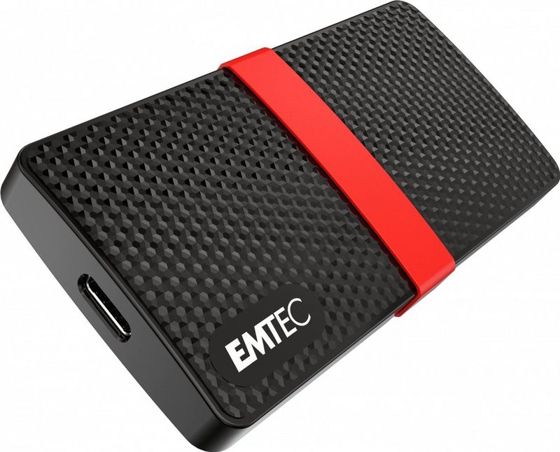 Emtec - X200 - SSD - 256 GB - USB-C 3.1 Gen2 - Draagbaar