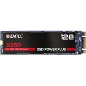 Emtec - X250 Power Plus - Interne SSD - 128 GB - 2,5 Inch - SATA - 3D NAND