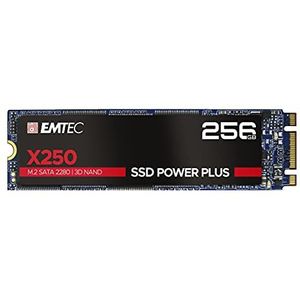 Emtec Internal SSD X250 256GB M.2 SATA III 3D NAND 520MB/sec ECSSD256GX250