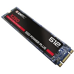 Emtec ECSSD512GX250 interne SSD-harde schijf, 2,5 inch, SATA, collectie X250 Power Plus, 3D NAND, 512 GB