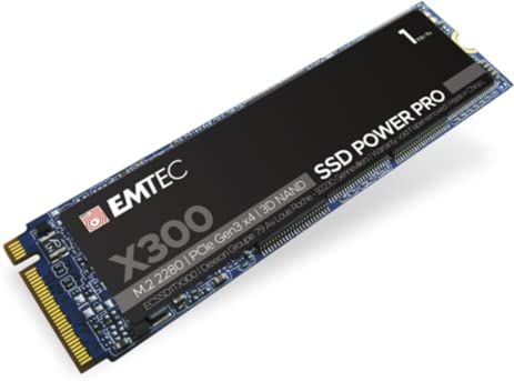 EMTEC - X300 - SSD - 1000GB - PCI Express 3.0 - 3D NAND - NVMe