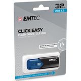 EMTEC - Click Easy B110 - USB 3.0 - 32GB - Blauw