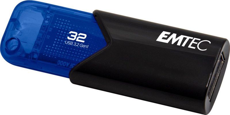 EMTEC - Click Easy B110 - USB 3.0 - 32GB - Blauw