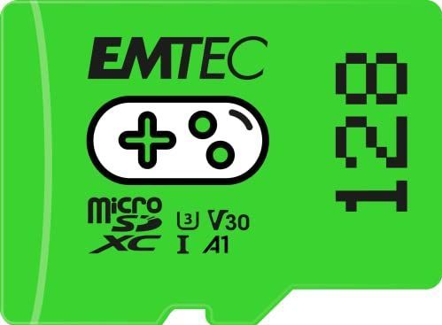 EMTEC - ECMSDM128GXCU3G - Geheugenkaart microSD - Groen - 128 GB - UHS-I U3 V30