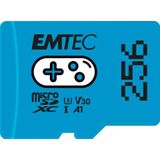 EMTEC - 256GB microSD-geheugenkaart - Blauw - Micro-SD-kaart